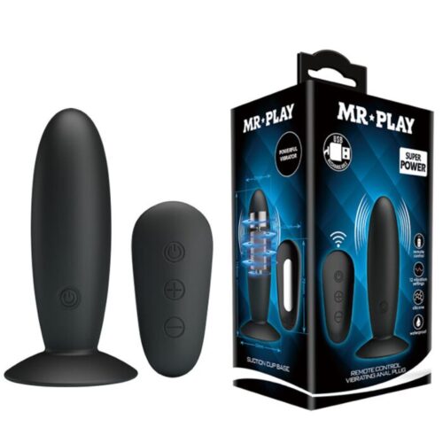 BUTT PLUG VIBRATING RECHARGABLE